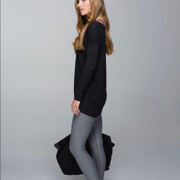 Lululemon The Sweater Life heathered black 4 - Picture 3 of 12